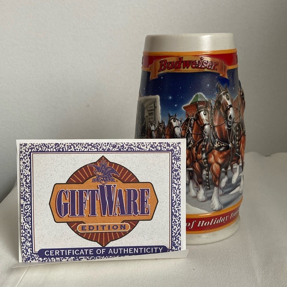 Budweiser A Century of Tradition - 20th Anniversary Beer Stein Collection - Picture 1 of 8